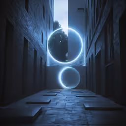 an abstract scene that looks great with the lights going through