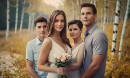 a group of people that are standing together