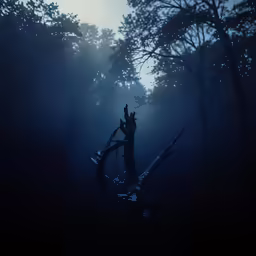 a tall tree with the sun shining through the branches