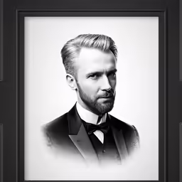 a man wearing a suit and bow tie