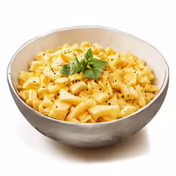 a close up of a pasta dish in a bowl