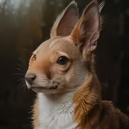 a close up photo of a small dog