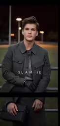 the man is wearing a jacket and tie