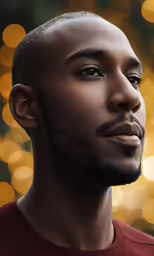 an african american man with a beard and beard bunt