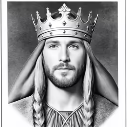 an image of a man wearing a crown