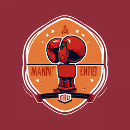 a red background with a red and yellow logo that says man united,the logo for the mainn