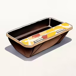 a large colorful bag with the handle extended