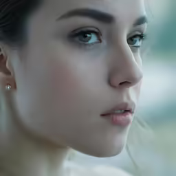 a woman that is wearing some kind of piercing