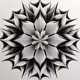 a flower, which has several petals on the bottom