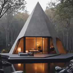 a very nice looking house in a big area