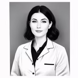 a beautiful black and white woman in a suit