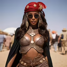 a woman wearing a helmet, skirt and coat