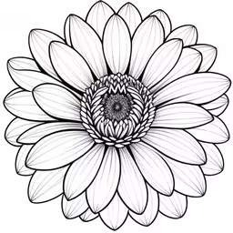 the image shows a large flower with white petals,a beautiful white flower with a very large center piece
