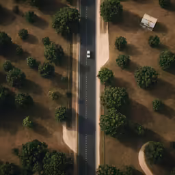 a long straight road in the middle of nowhere