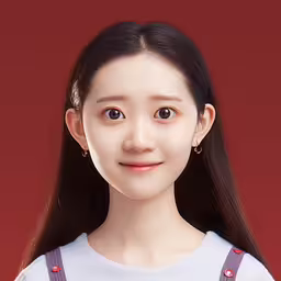 the woman in the white shirt is posing for the camera,the girl has long hair with two bangs