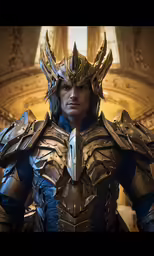 a man dressed in a costume is standing