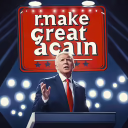 a political ad for the make great again show