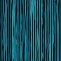 a blue rug with horizontal stripes on it
