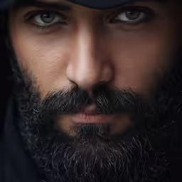 a man is looking at something with a strange expression on his face