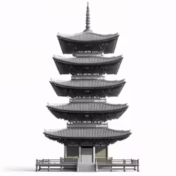 tall tower made of wood over looking water