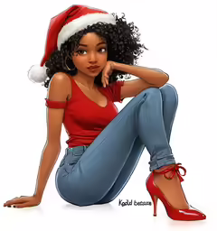 a picture of a person sitting in high heels