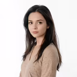 an asian woman is wearing long sleeved clothing