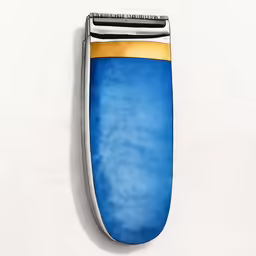 an electric hand brush is shown on a white background