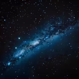 a very bright star in the sky, and some bright stars
