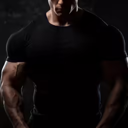 there is a man posing with his hands on his hips