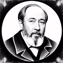 a man with a beard and wearing a suit