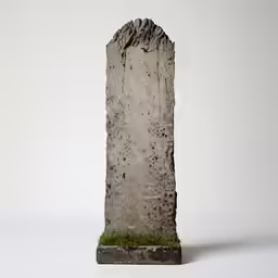 the rock is made out of rocks and moss