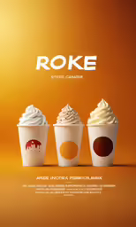 a picture of three different colored beverages