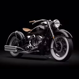 a black motorcycle with a white stripe on it