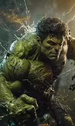 the incredible hulk from the avengers movie is being photographed