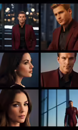 a series of images of a man and woman