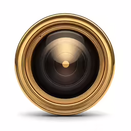 the gold lens has been used in this photograph