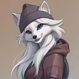 a cartoon character wearing a hat and jacket