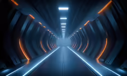 the light in this tunnel is striking
