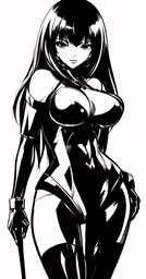 an old fashion cartoon with black and white lines