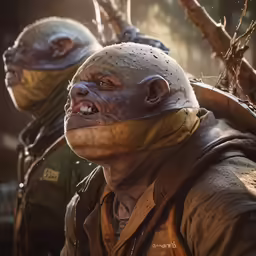 the teenaged faces of mutant are a bit creepy