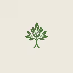 a green leaf on a white background