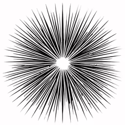 the shape of a flower on white