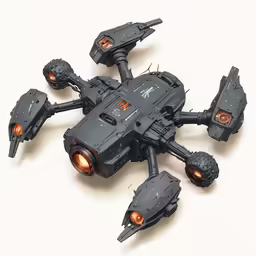 a close up of a model that looks like a space ship