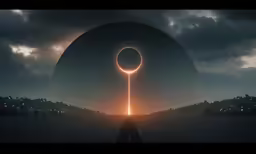 a massive circle that looks like an orb