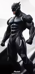 an image of a black batman action figure