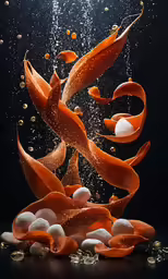 a series of photos that uses oil and water to create artwork