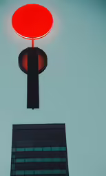 the traffic light has been modified to let some type of signal out