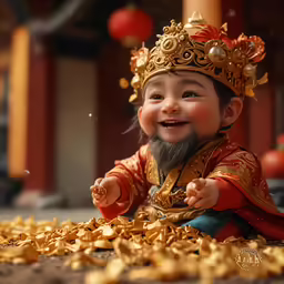 a little cute boy dressed in a costume