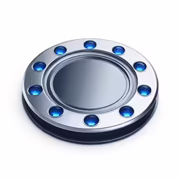 an image of the front wheel hubs and wheels on a white background