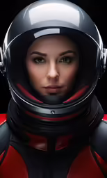 a woman wearing a helmet and holding her head
